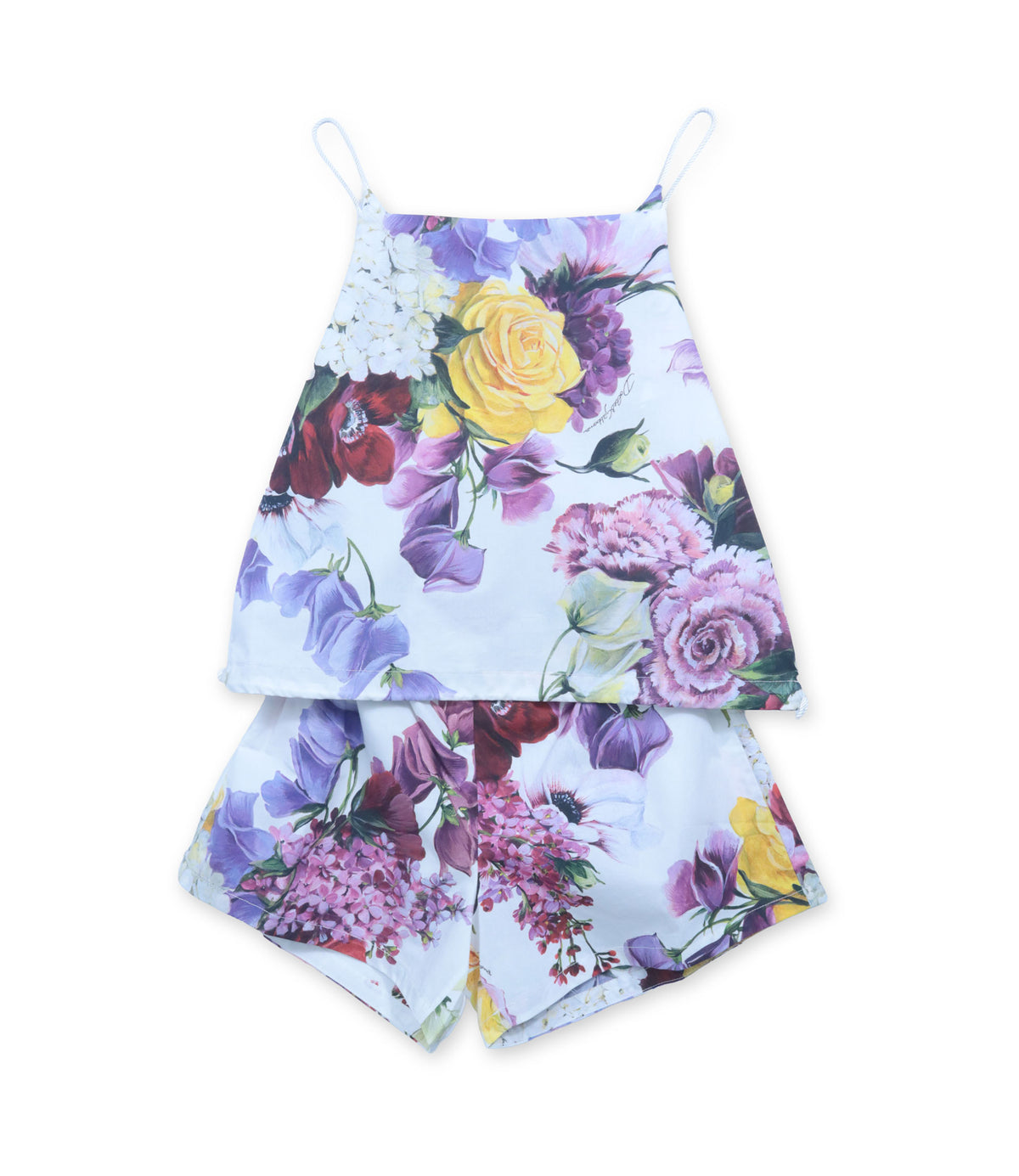 Dolce & Gabbana Mädchen Set mit floralem Print aus Baumwolle Größe 10 Jahre