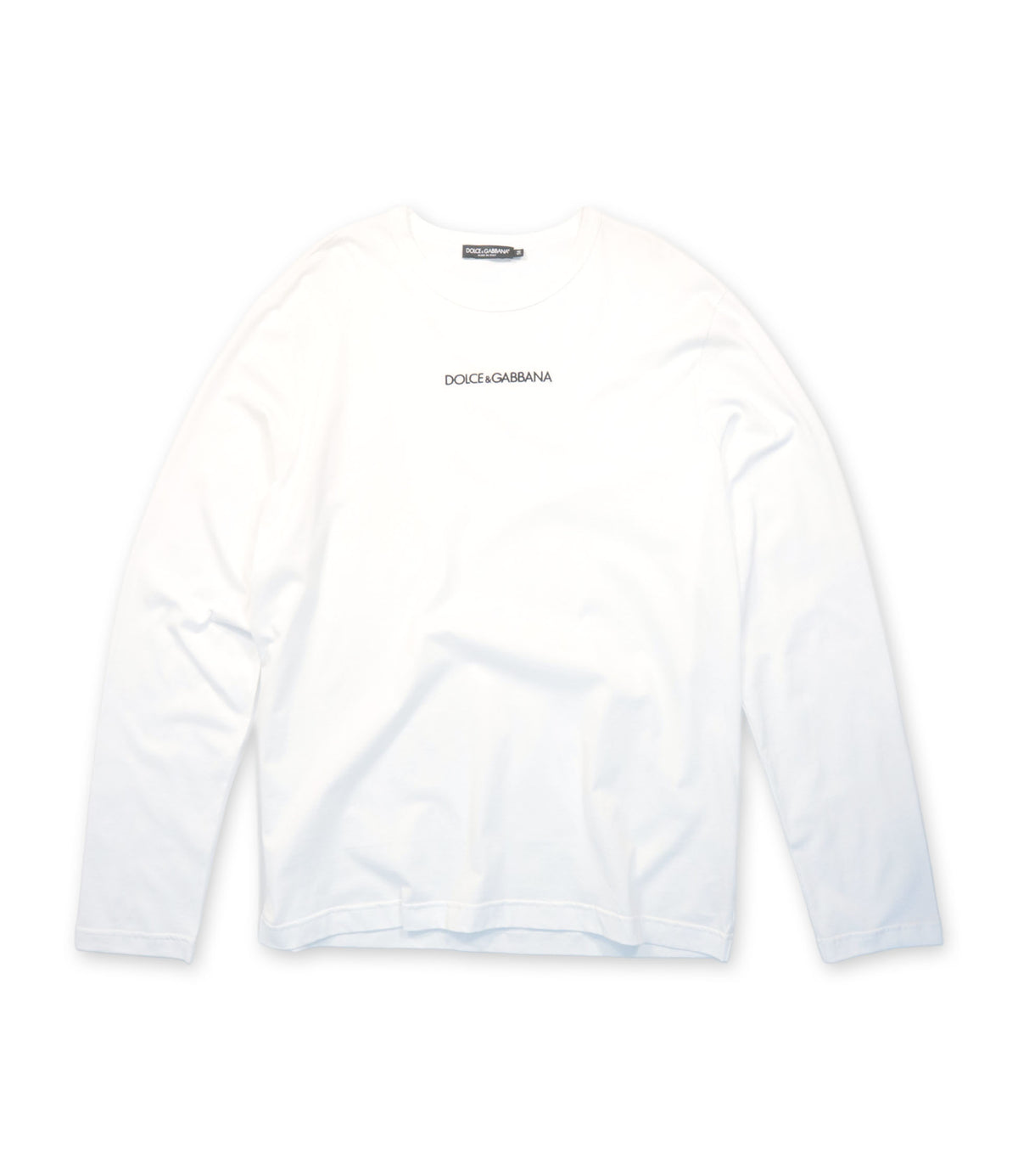 Dolce & Gabbana Longsleeve weiß Baumwolle IT58 Sale