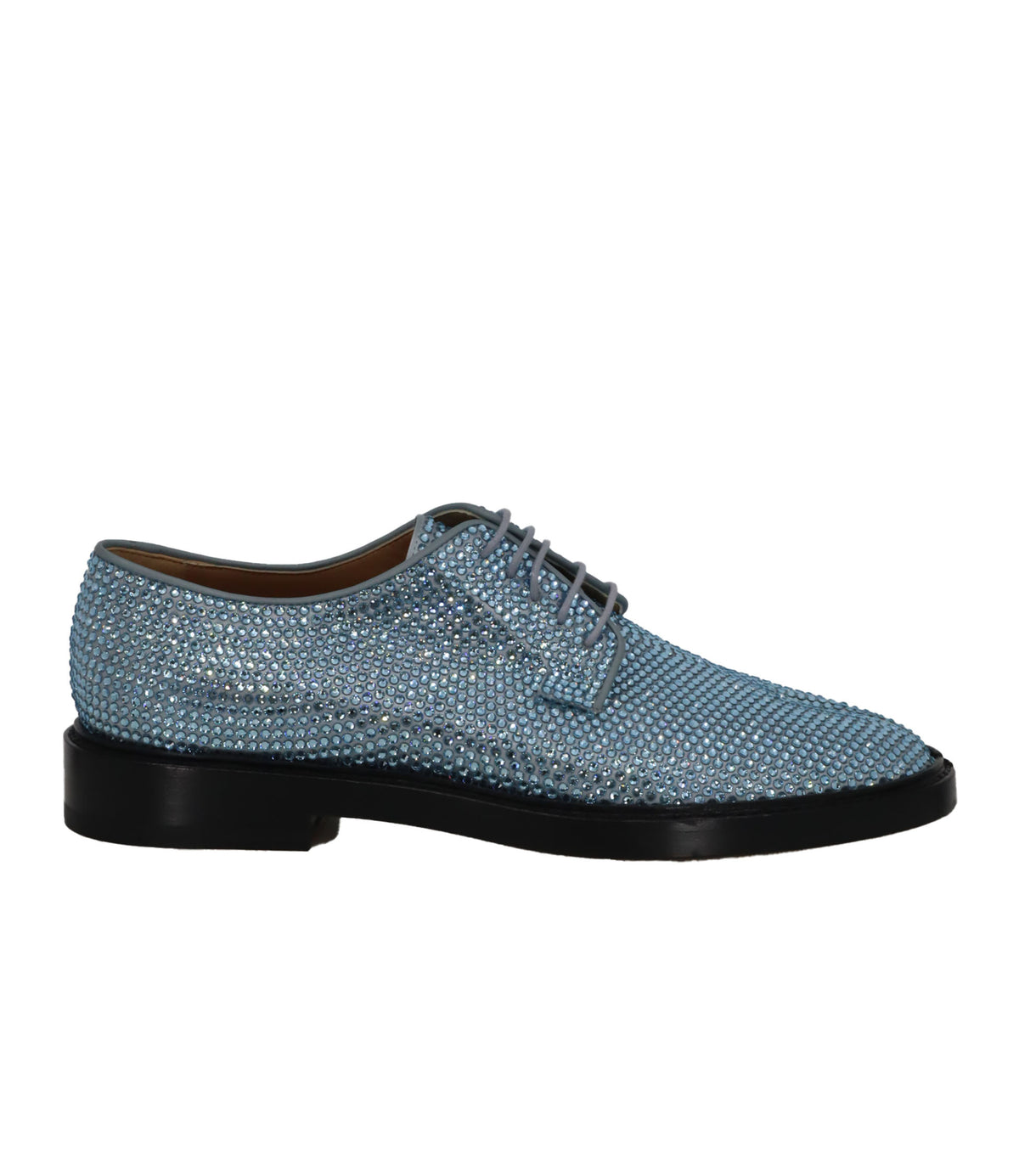 Maison Margiela Schnürschuhe hellblau Strass Größe 39