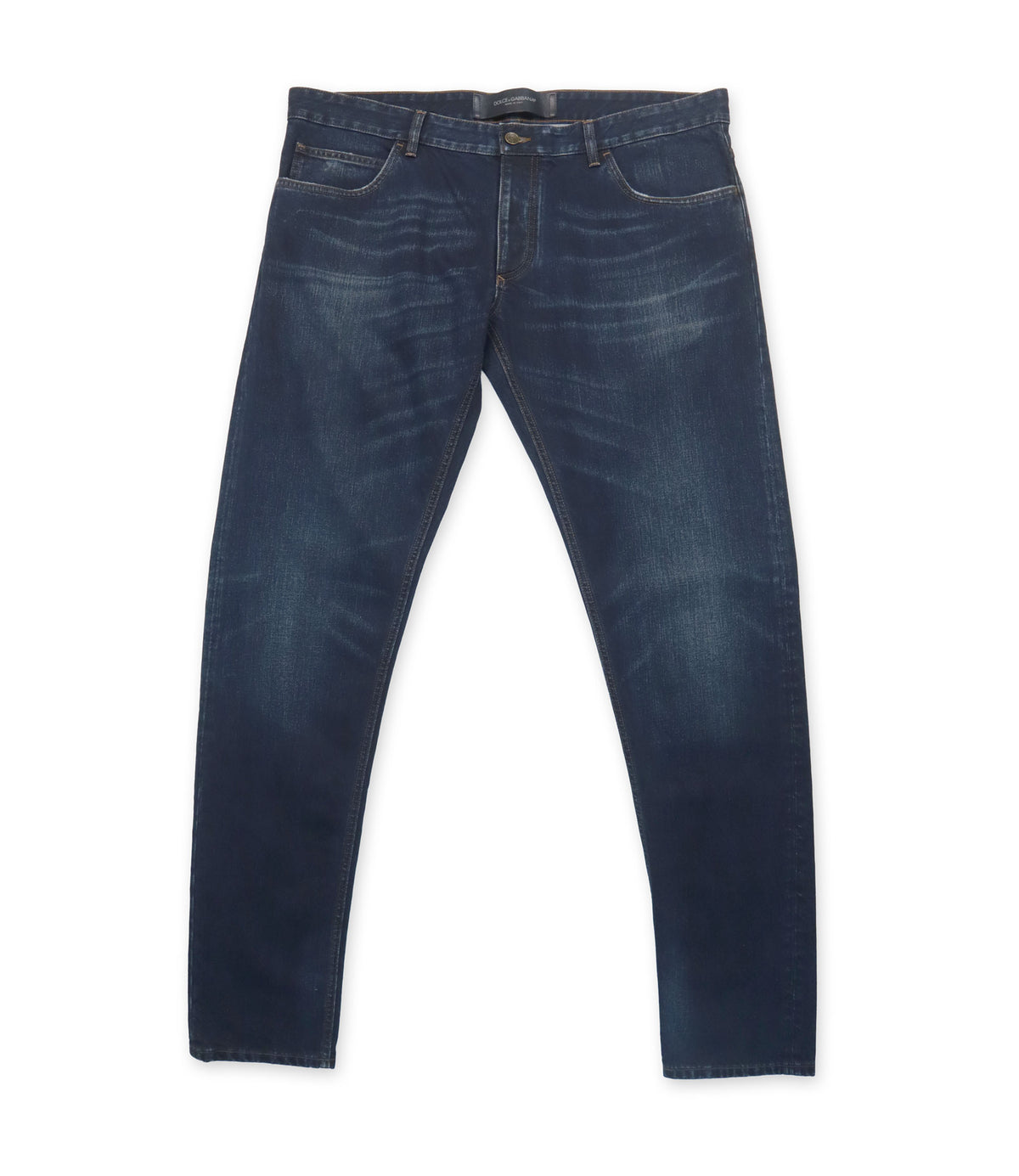 Dolce & Gabbana Herren Jeans dunkelblau Größe 58 aus italienischem Denim
