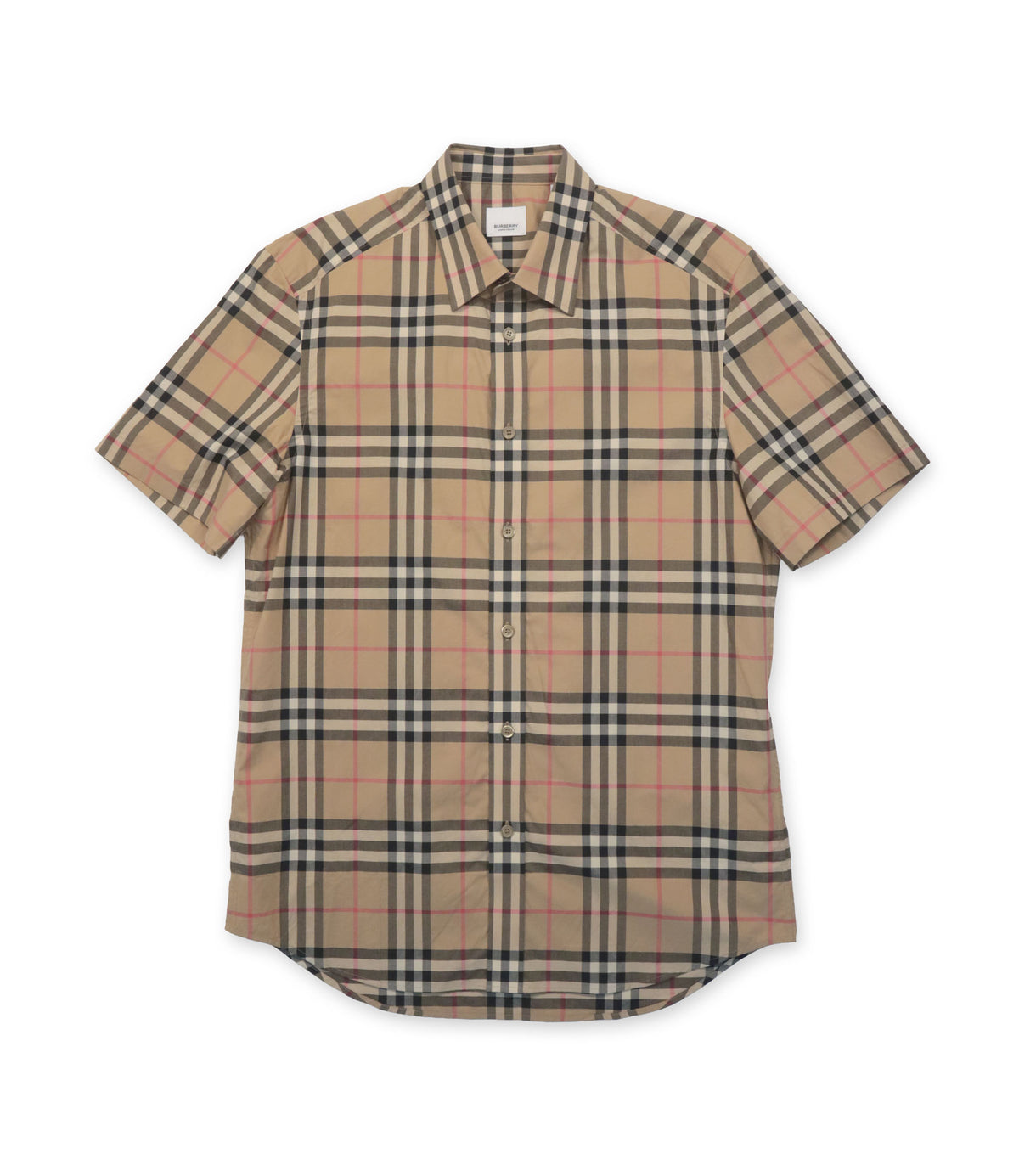 Burberry Hemd kariert beige Herren Größe M Luxus Designerhemd