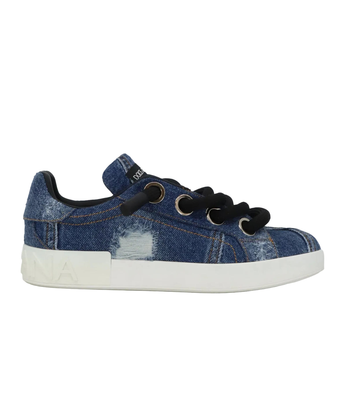 Dolce & Gabbana Sneaker Denim Blau Damen Größe 42
