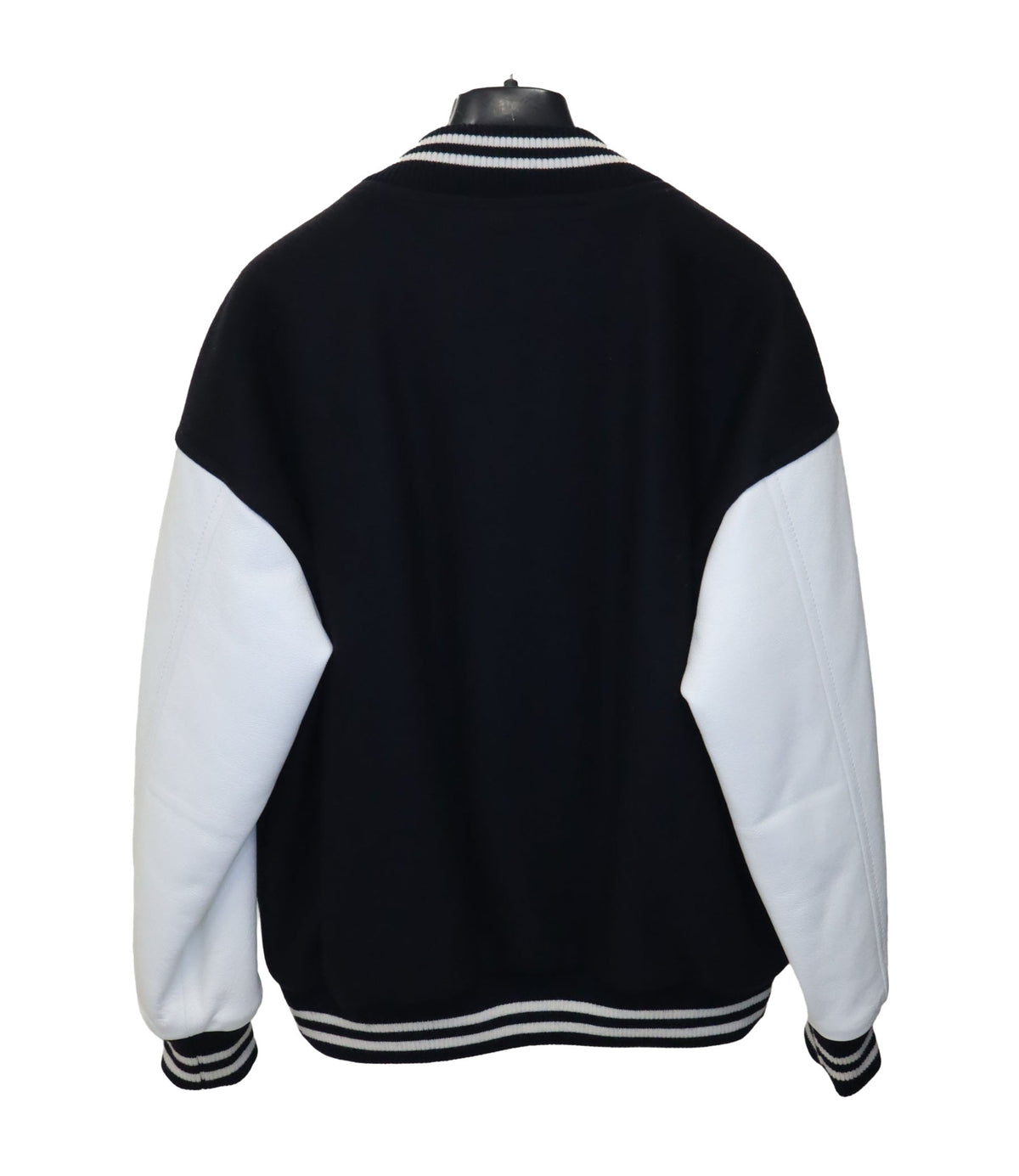 Dolce & Gabbana Collegejacke für Kinder in Schwarz-Weiß mit Logo-Stickerei, Größe 6