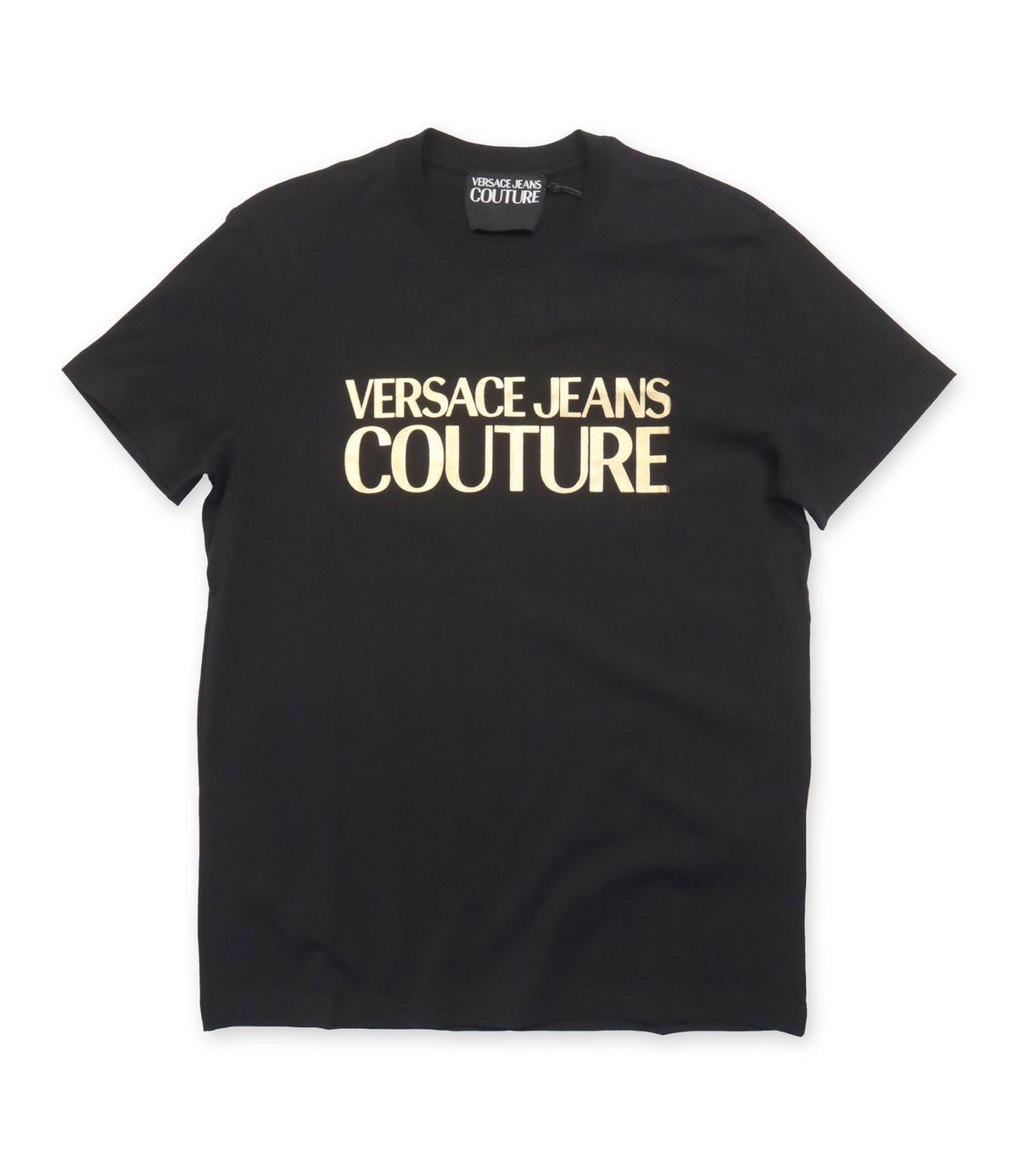 Versace Jeans Couture T-Shirt Schwarz Gold Größe L Herren Luxus Shirt