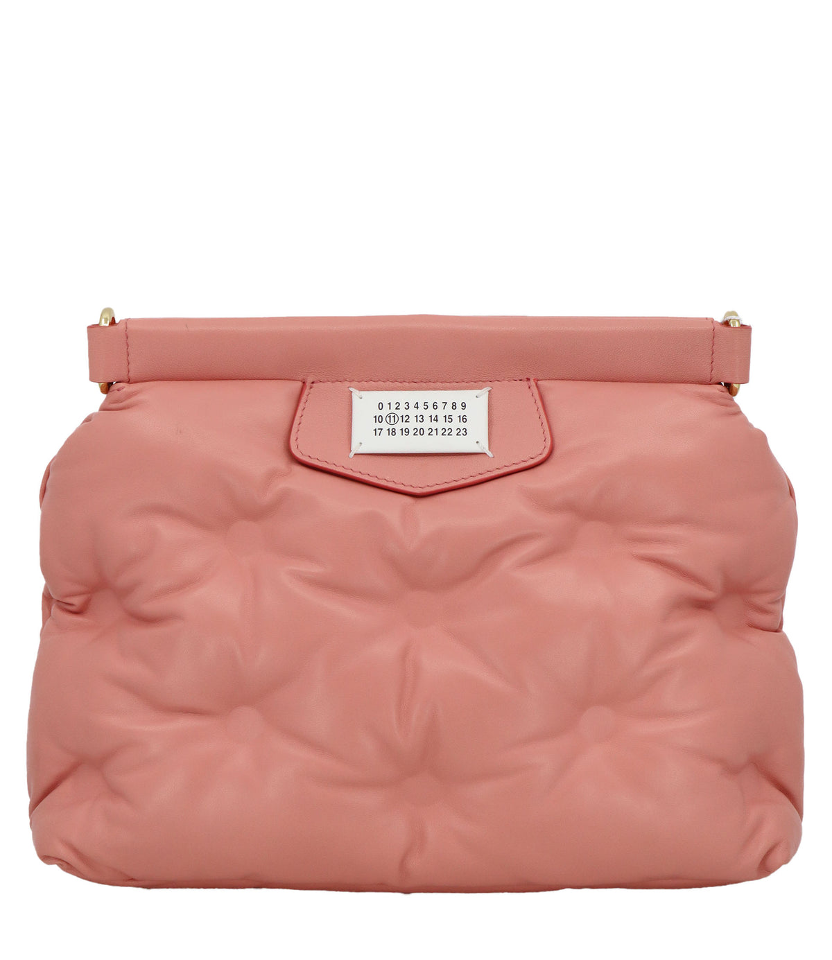 Maison Margiela Handtasche rosa gesteppt aus Leder