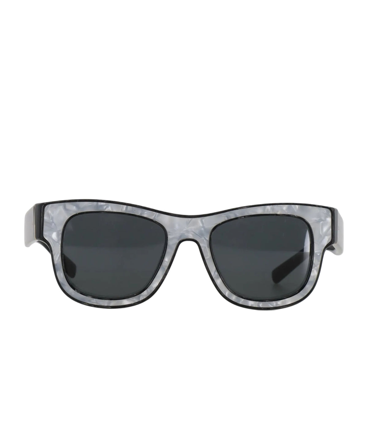 Dolce & Gabbana Sonnenbrille grau marmoriert schwarz elegant luxuriös Designer Accessoire