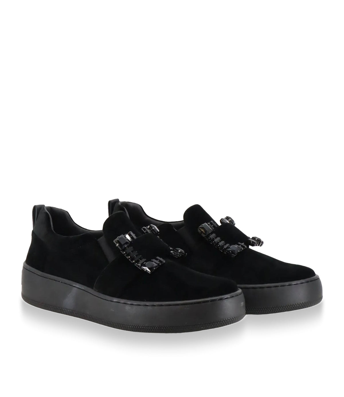 Sergio Rossi Slip-On Sneaker Schwarz Damen Größe 38