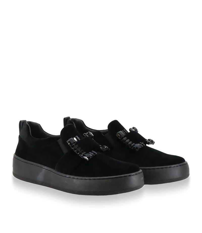 Sergio Rossi Slip-On Sneaker Schwarz Damen Größe 38