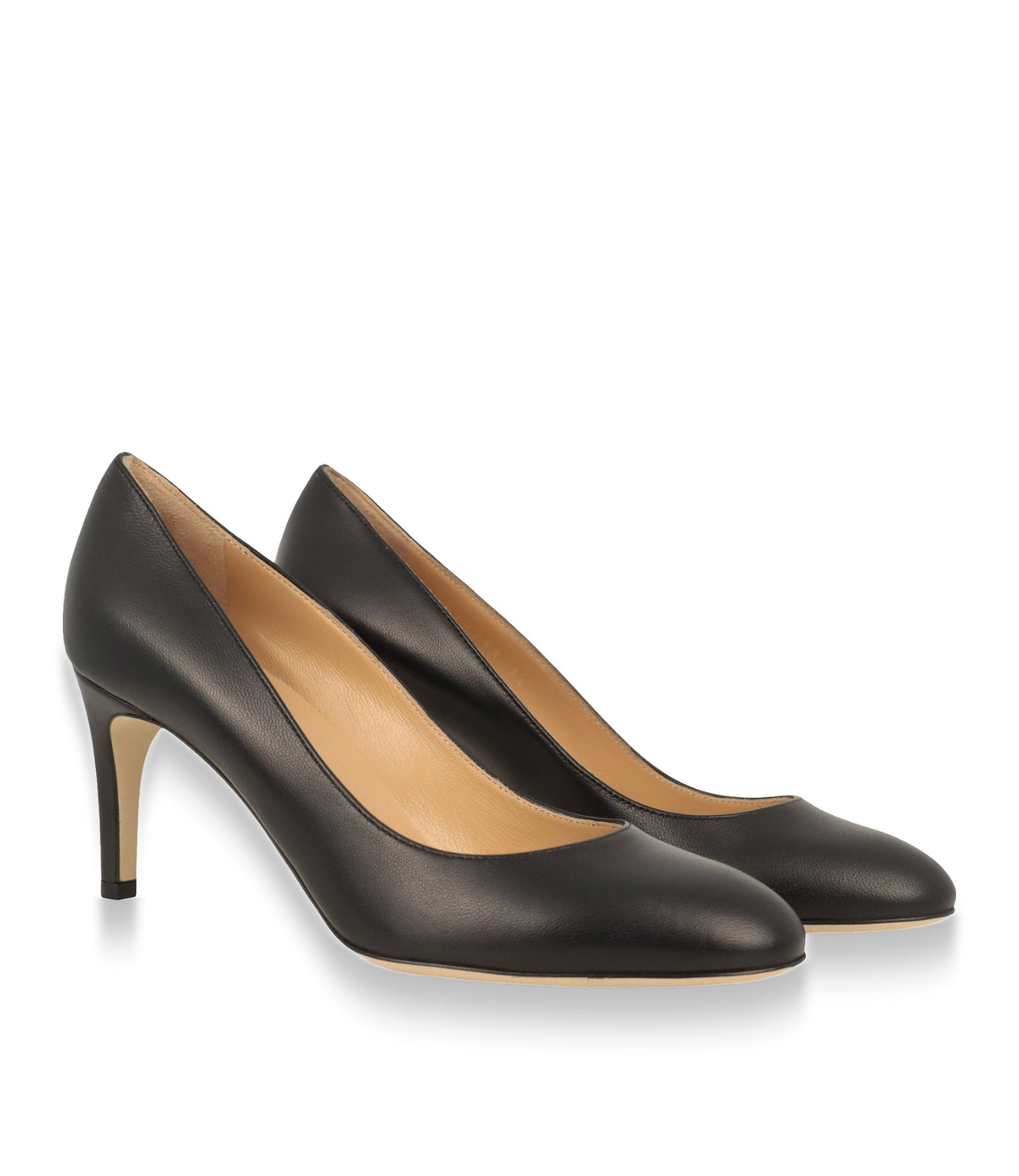 Sergio Rossi High Heels aus schwarzem Glattleder Größe 36