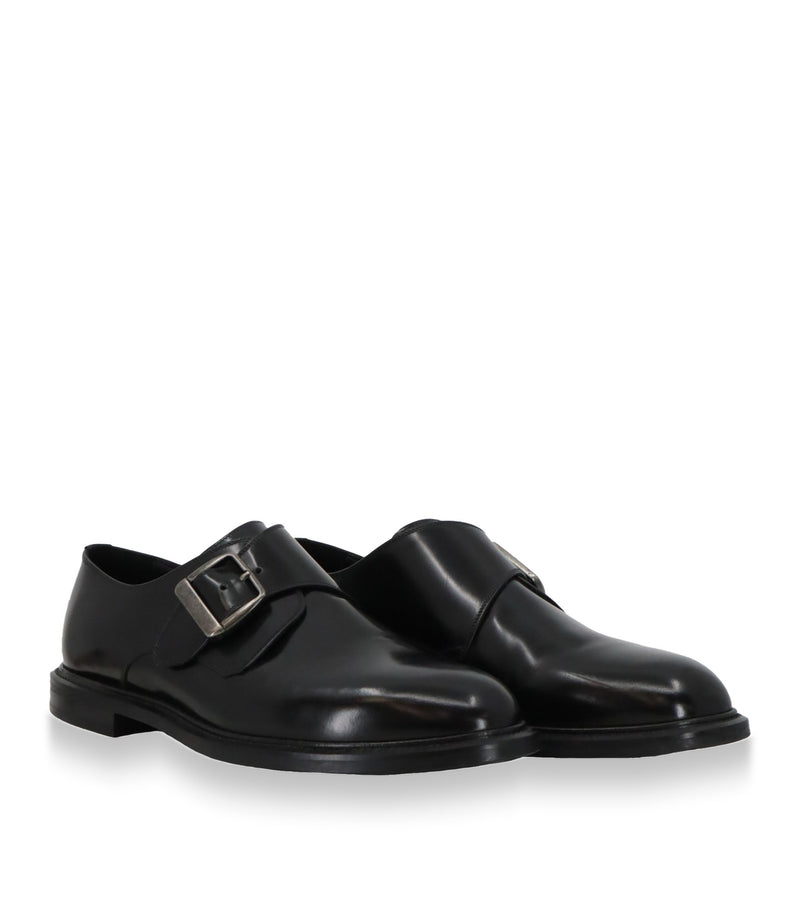 Dolce & Gabbana Monkstrap Schuhe schwarz Leder Größe 43