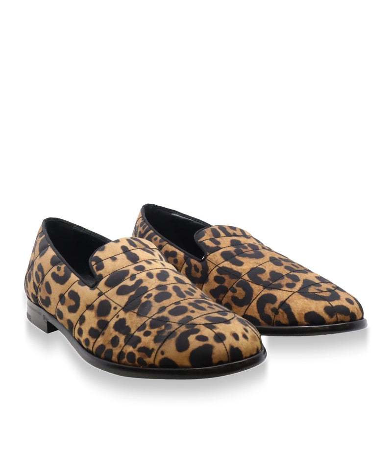 Dolce & Gabbana Herren-Loafer mit Leopardenmuster in Größe 44