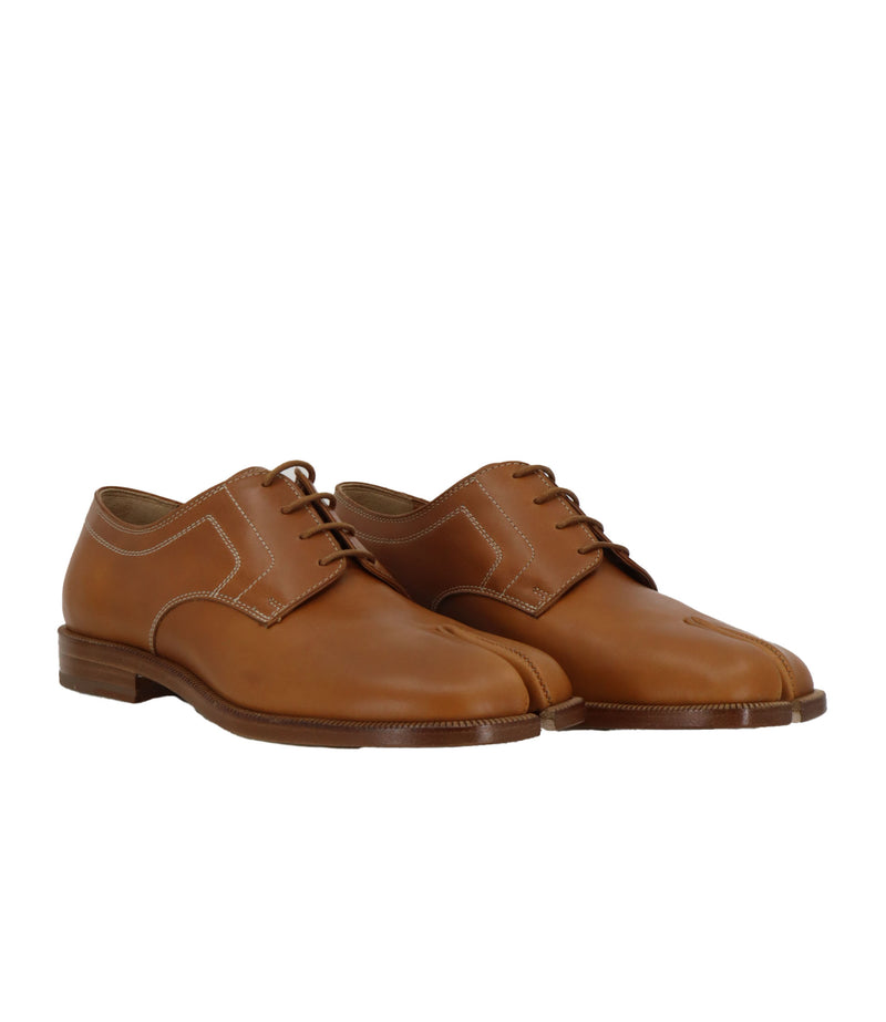 Maison Margiela Schnürschuhe Größe 39 braune Derby Lederschuhe Designer Herrenschuhe