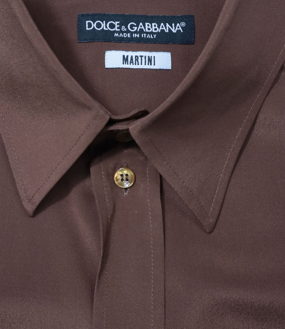 Dolce & Gabbana Seidenbluse braun aus 100 % Seide Größe ITA 41