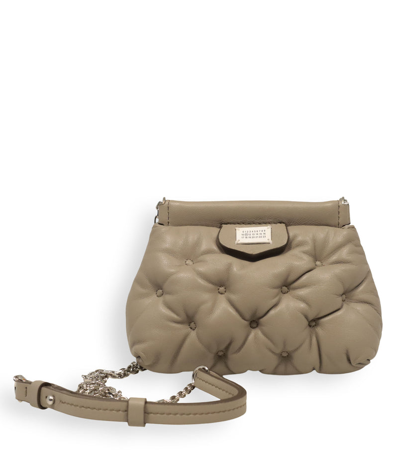 Maison Margiela Handtasche Beige gepolstert Leder Designer Tasche