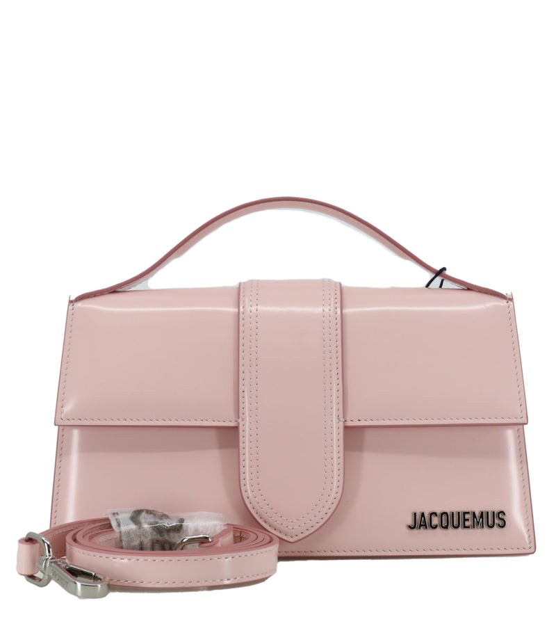 Jacquemus Handtasche Rosa aus glattem Leder mit Logo-Detail