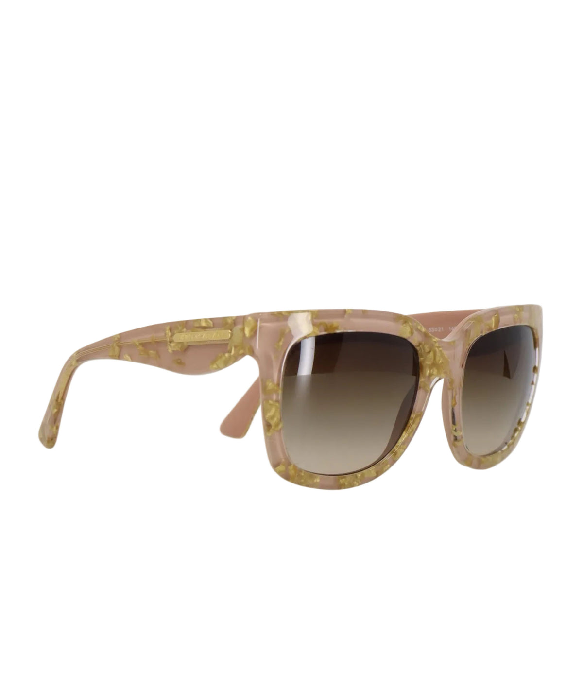 Dolce & Gabbana Sonnenbrille beige gold marmoriert elegant luxuriös Designer Accessoire