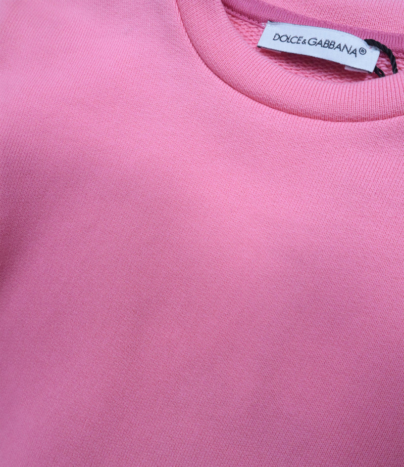 Dolce & Gabbana rosa Sweatshirt aus Baumwolle für Kinder im Sale