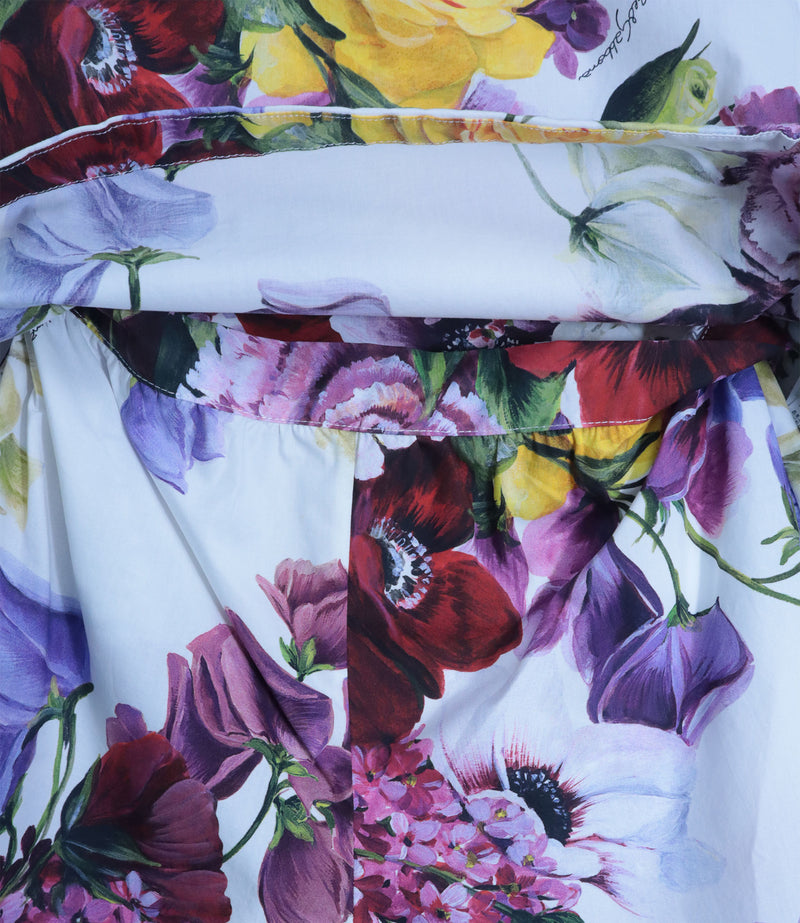 Dolce & Gabbana Mädchen Set mit floralem Print aus Baumwolle Größe 10 Jahre