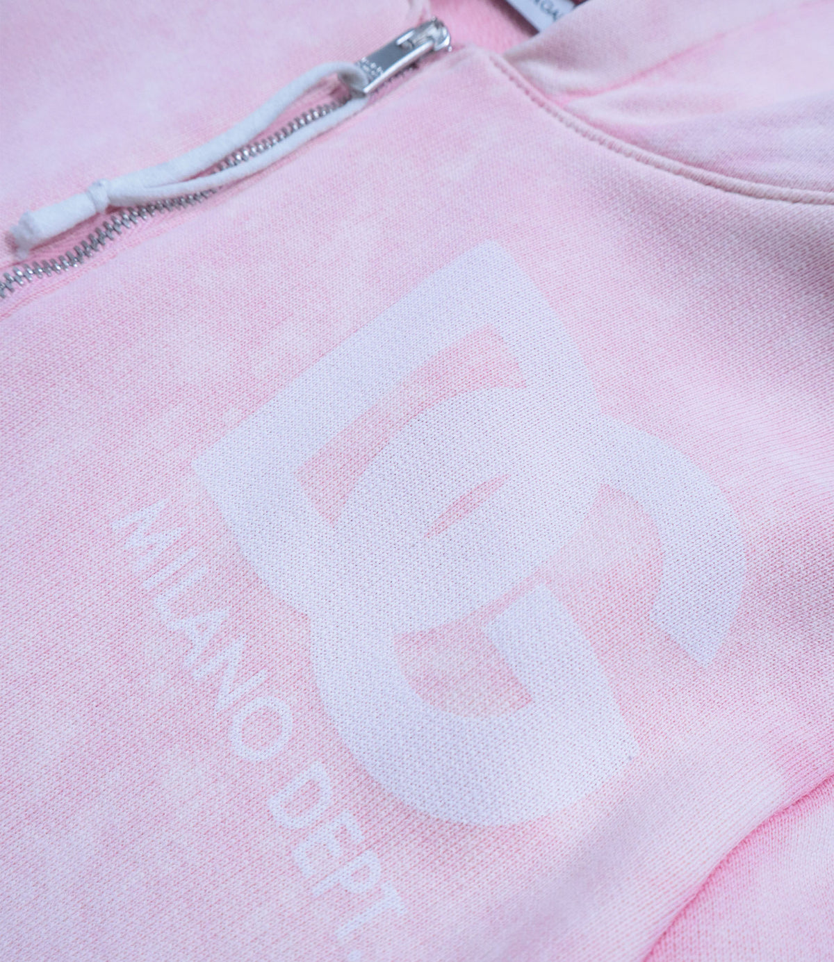 Dolce & Gabbana Hoodie Kinder Rosa Größe 6 Jahre mit Kapuze und Reißverschluss