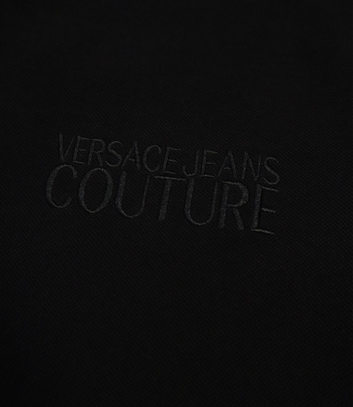 Versace Jeans Couture Poloshirt Schwarz Gold Größe M Herrenmode Luxus