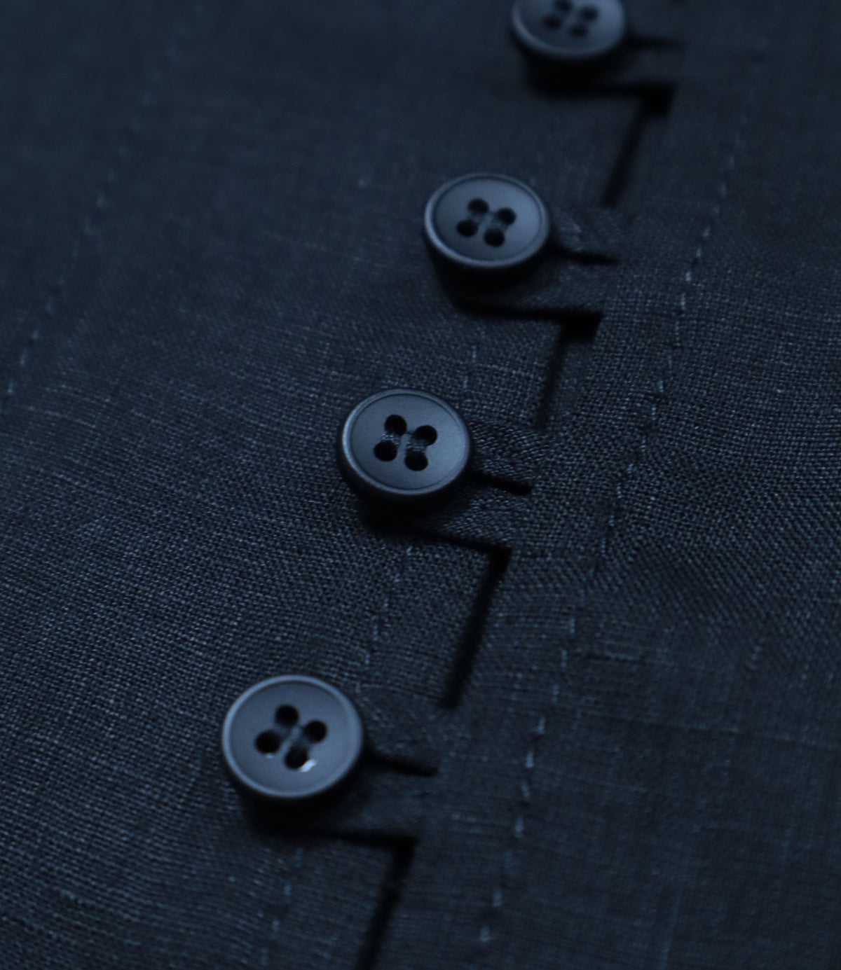 Dolce & Gabbana schwarze Leinenbluse Größe 41 aus Italien