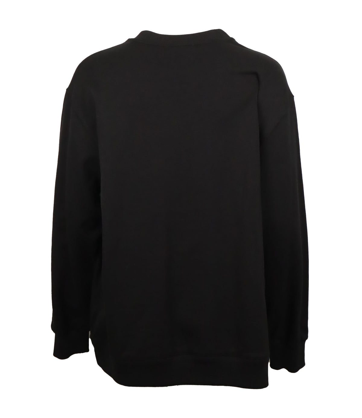 Dolce & Gabbana Sweatshirt Größe 52 Schwarz mit DG Logo Applikationen