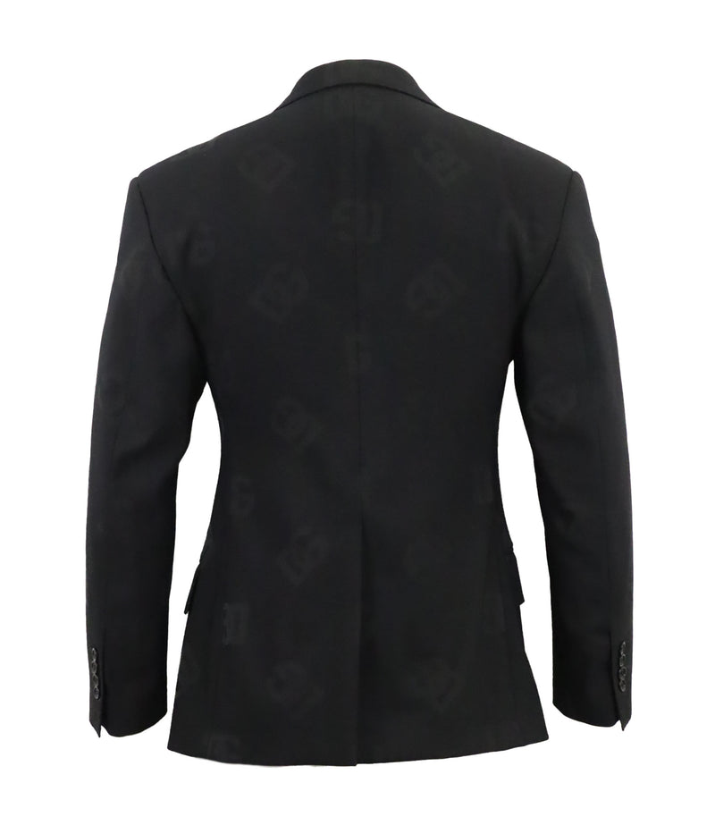Dolce & Gabbana Blazer Größe 48 schwarz doppelreihig elegant