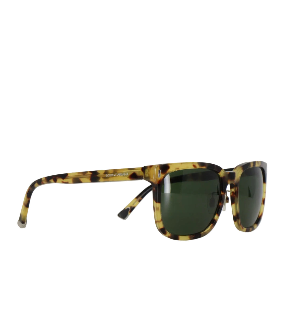 Dolce & Gabbana Sonnenbrille havana beige braun grün klassisch luxuriös Designer Accessoire