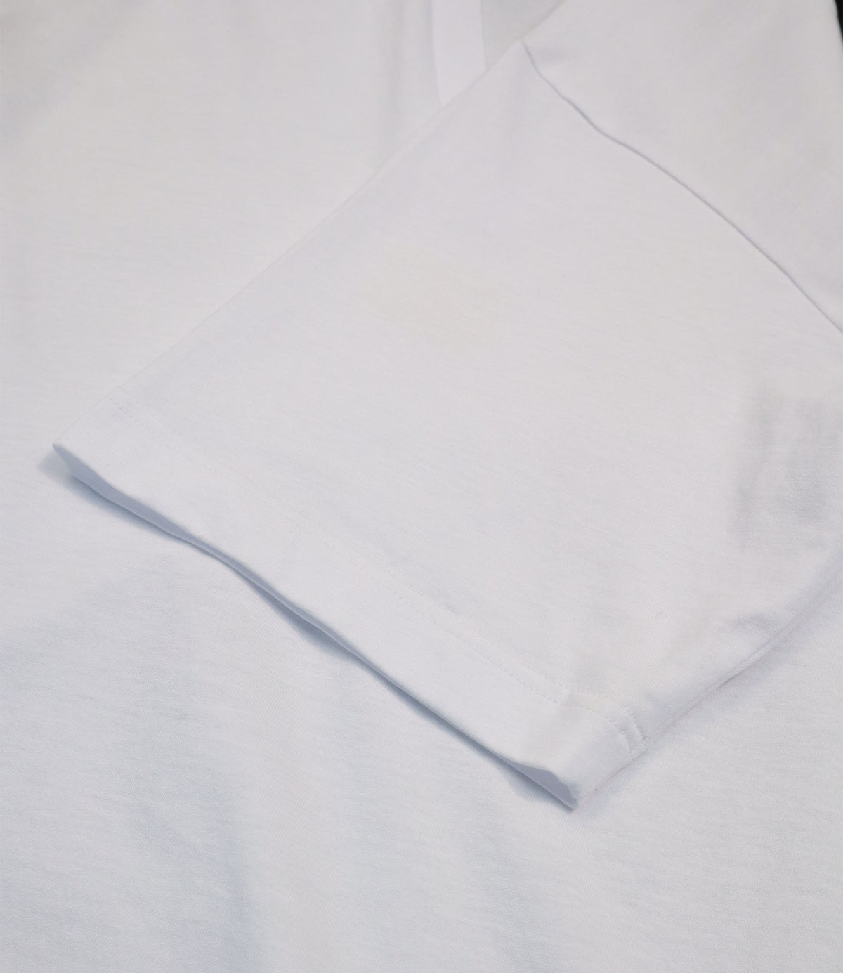 Dolce & Gabbana T-Shirt weiß mit V-Ausschnitt und DG Logo
