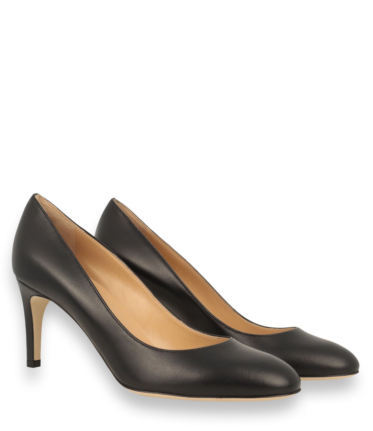 Sergio Rossi High Heels aus schwarzem Glattleder Größe 36
