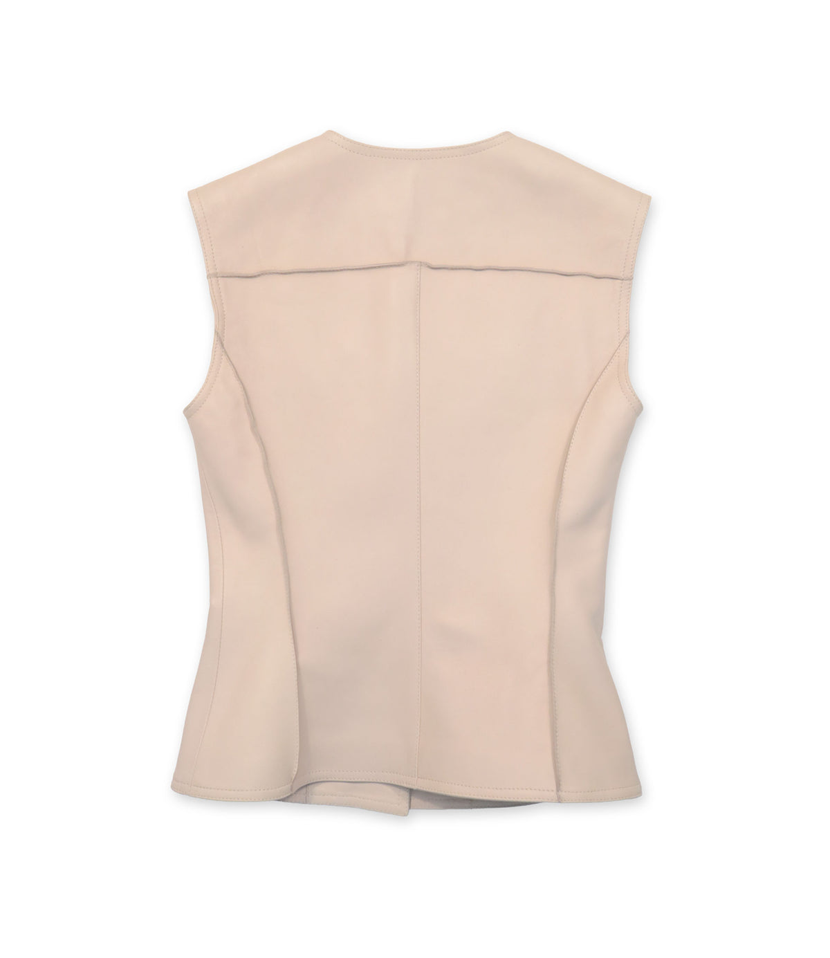 Dolce & Gabbana Lederweste Beige Größe 40 Damen Luxus Sale