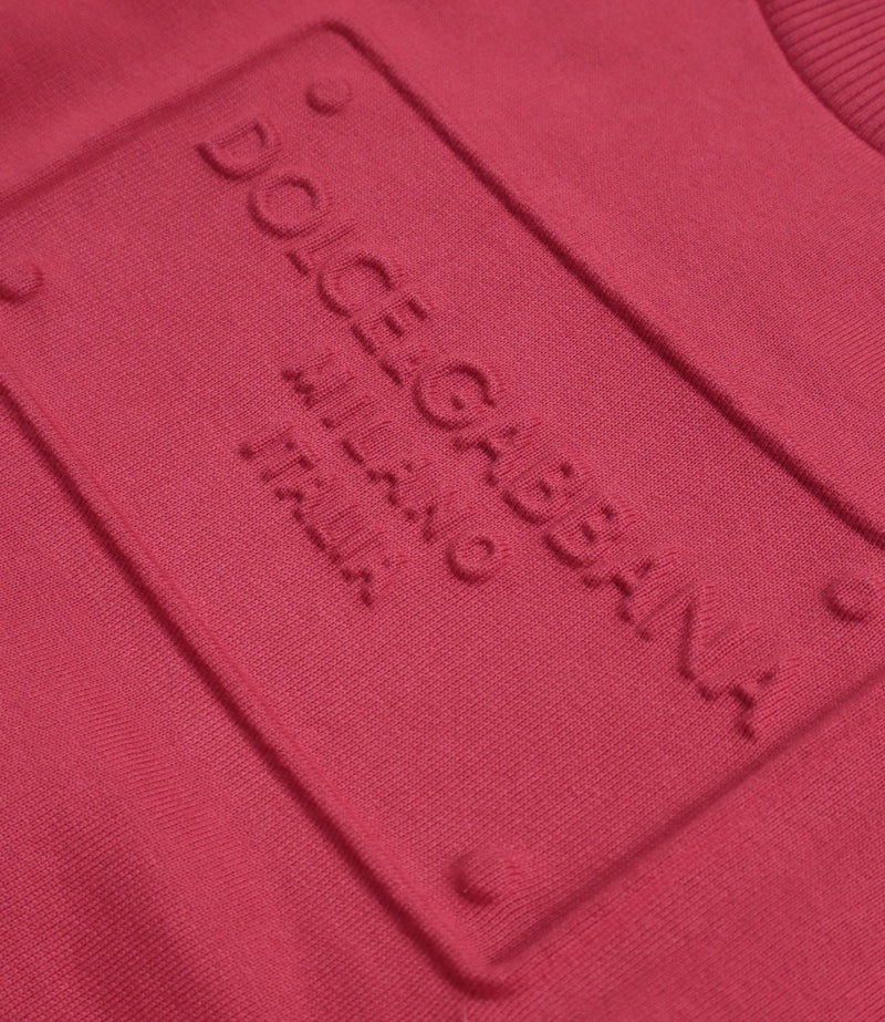 Dolce & Gabbana Sweatshirt Kinder Pink Größe 6 aus Baumwolle