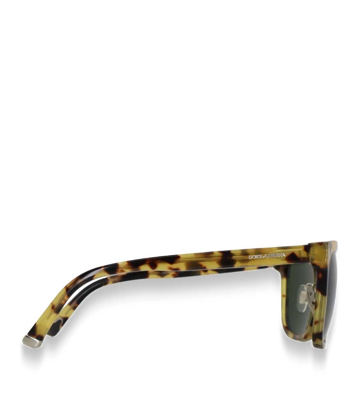 Dolce & Gabbana Sonnenbrille havana beige braun grün klassisch luxuriös Designer Accessoire
