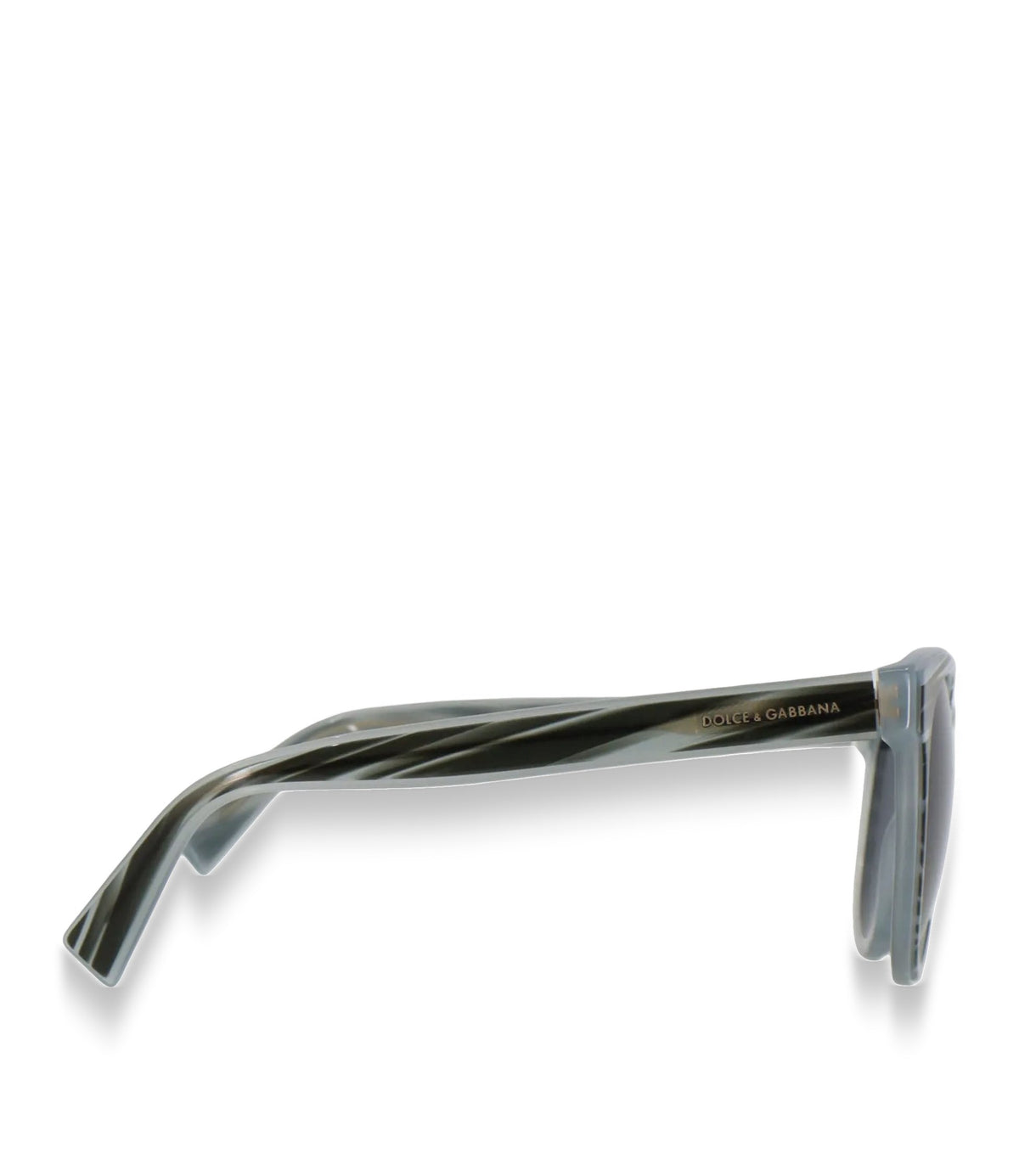 Dolce & Gabbana Sonnenbrille rund grau transparent minimalistisch luxuriös Designer Accessoire