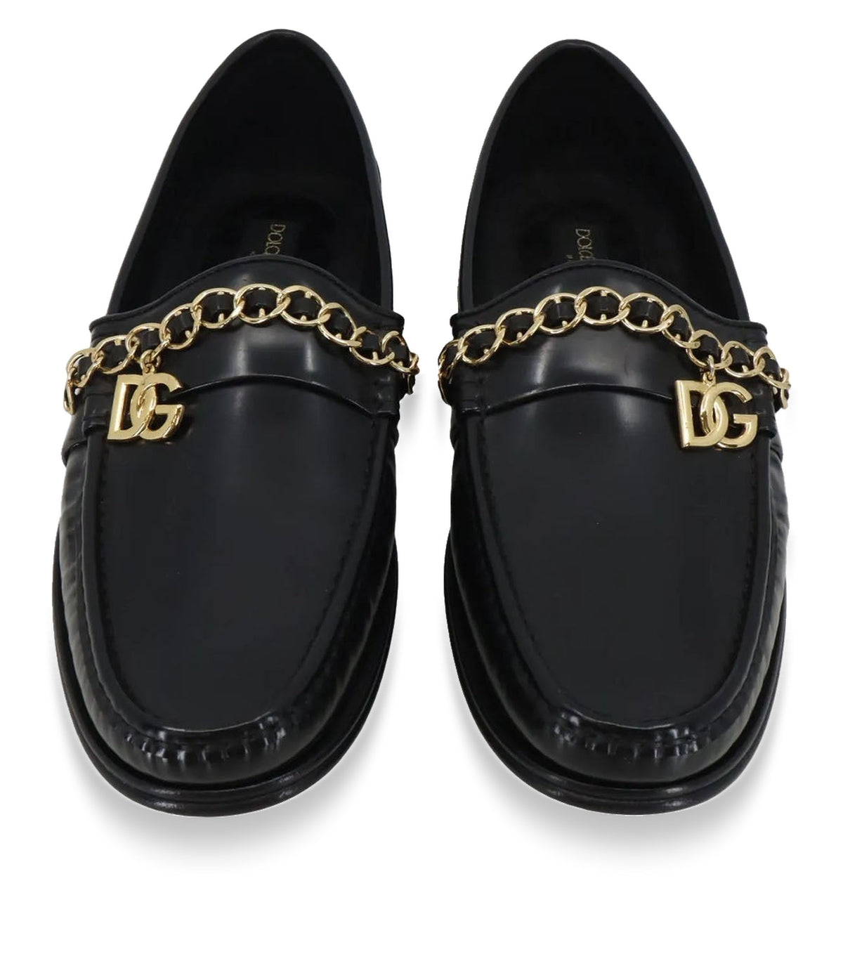 Dolce & Gabbana Loafer schwarz Leder Größe 43 Herren Schuhe