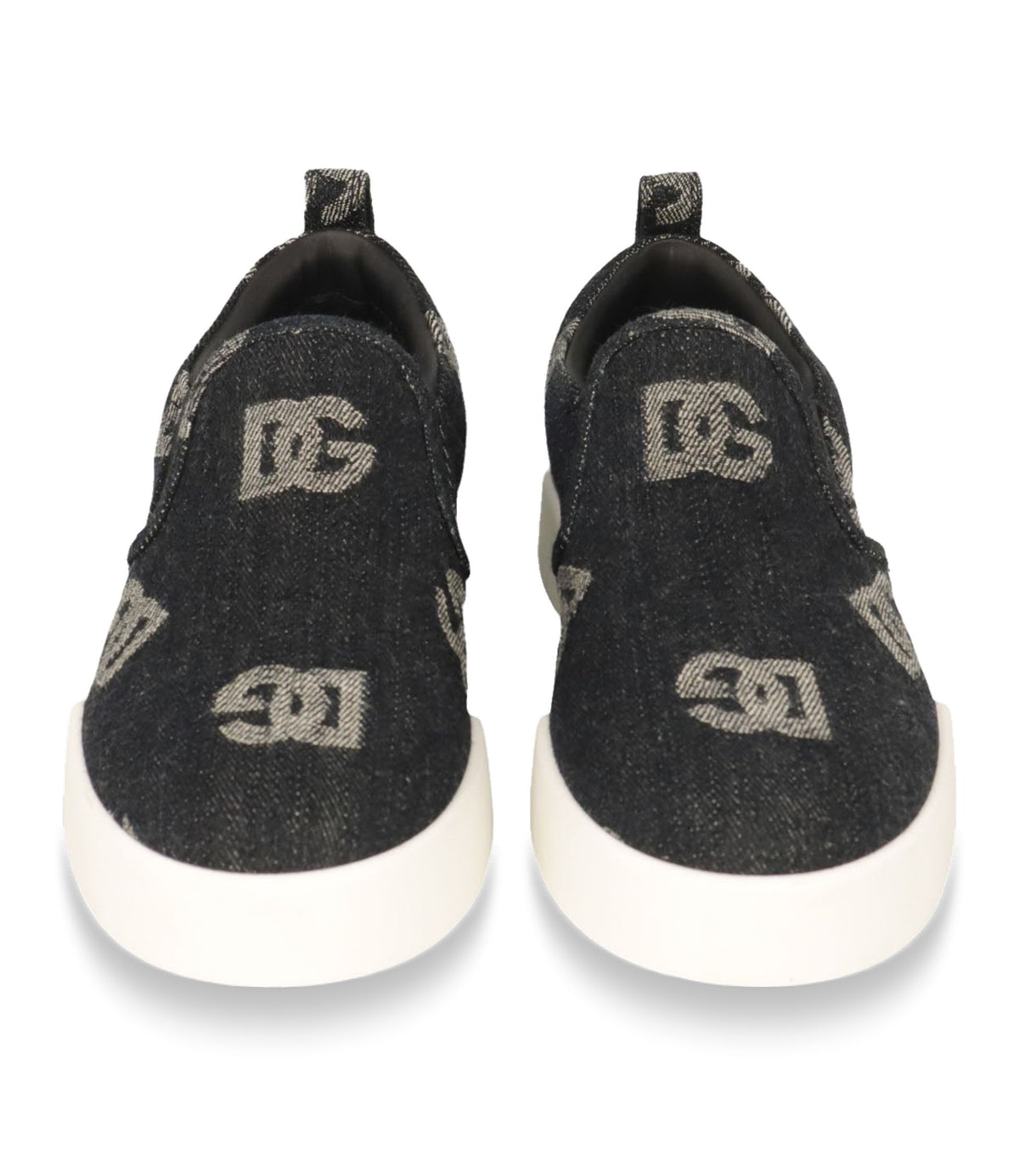 Dolce & Gabbana Slip-On Sneaker 39,5 schwarz denim logo luxus sneaker