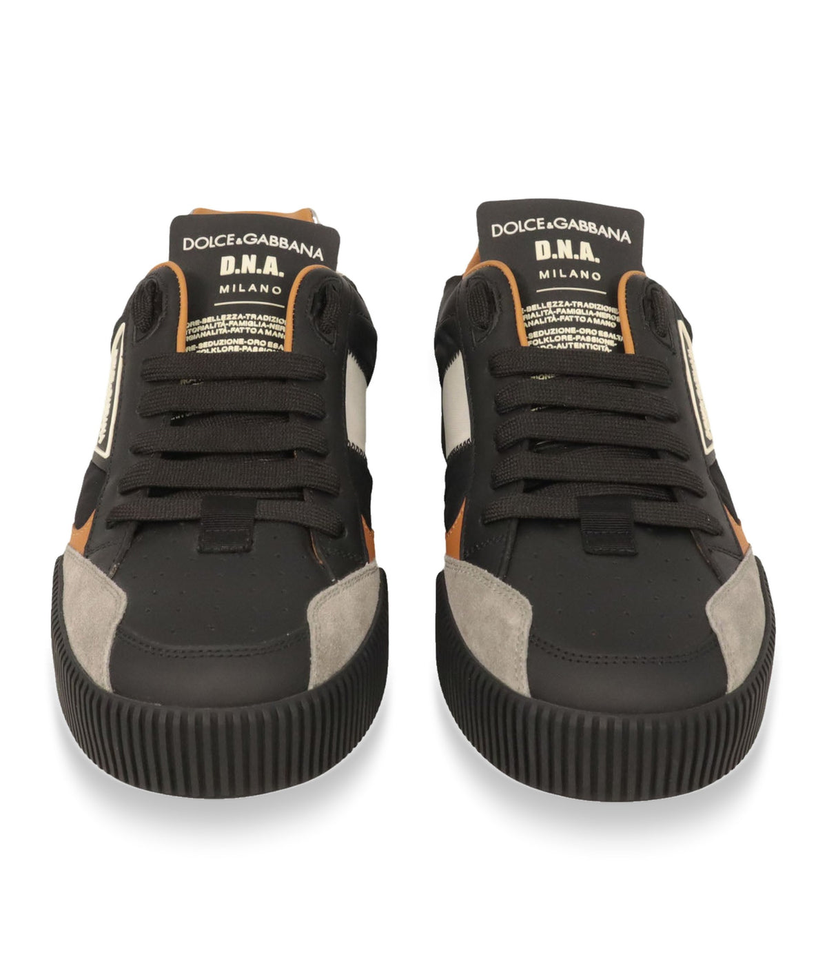 Dolce & Gabbana Sneaker Größe 40 schwarz weiß leder sneaker luxus