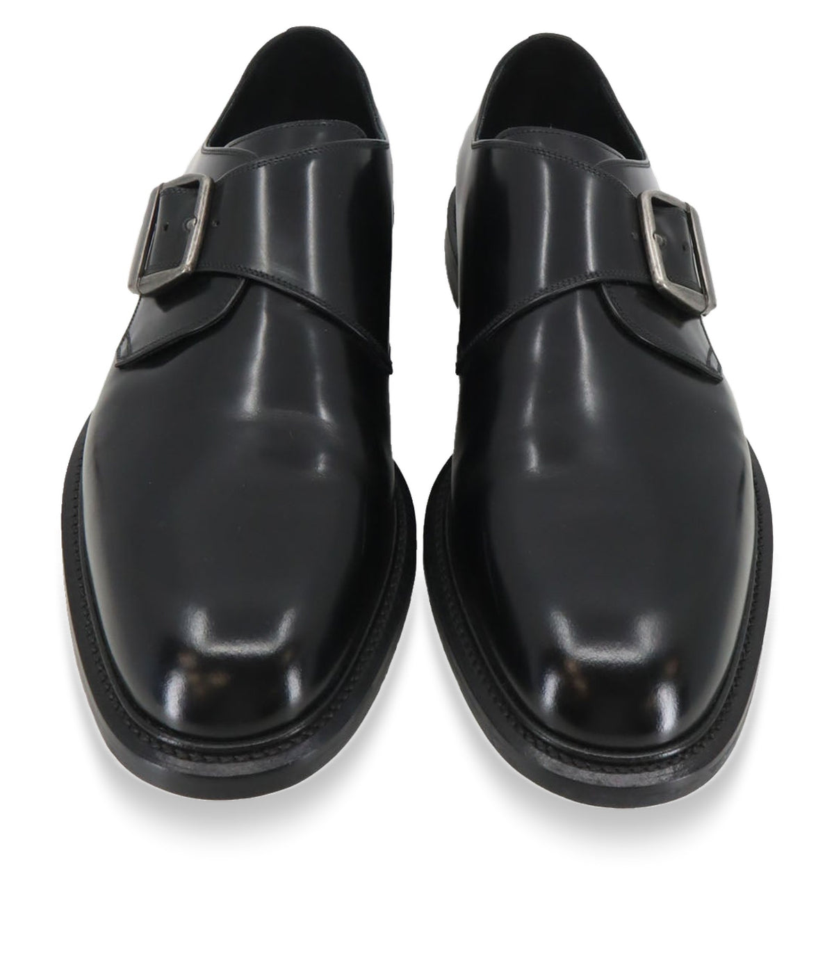 Dolce & Gabbana Monkstrap Schuhe schwarz Leder Größe 43