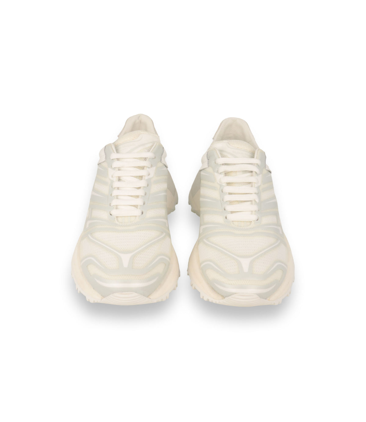 Maison Margiela Sneaker Größe 40 in Off-White aus Mesh und Leder