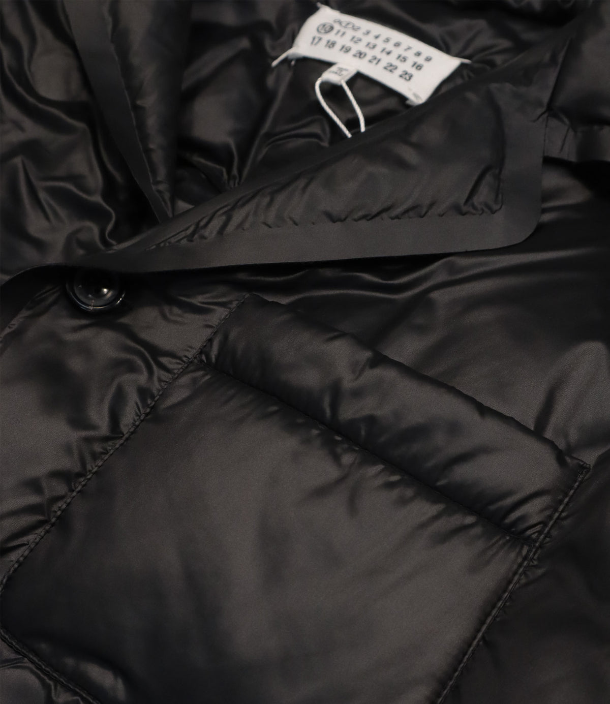 Maison Margiela schwarze Steppjacke Größe IT 44 Made in Italy