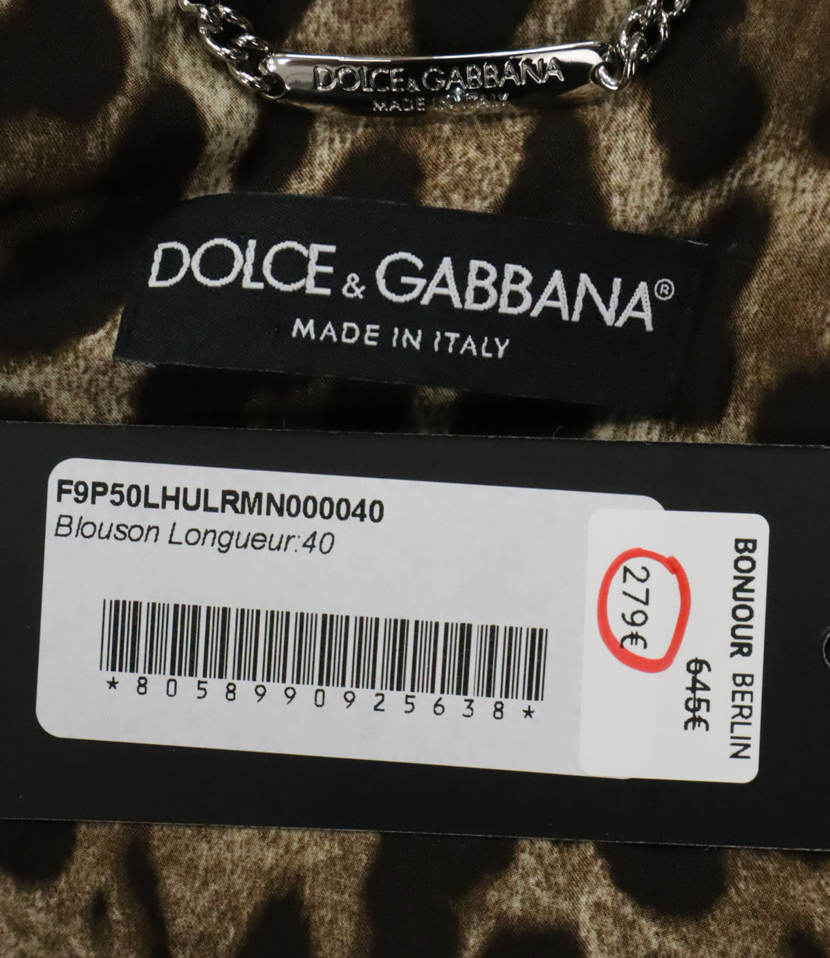 Dolce & Gabbana schwarze Lederjacke Damen Größe 40 Designer Bikerjacke mit Reißverschlüssen