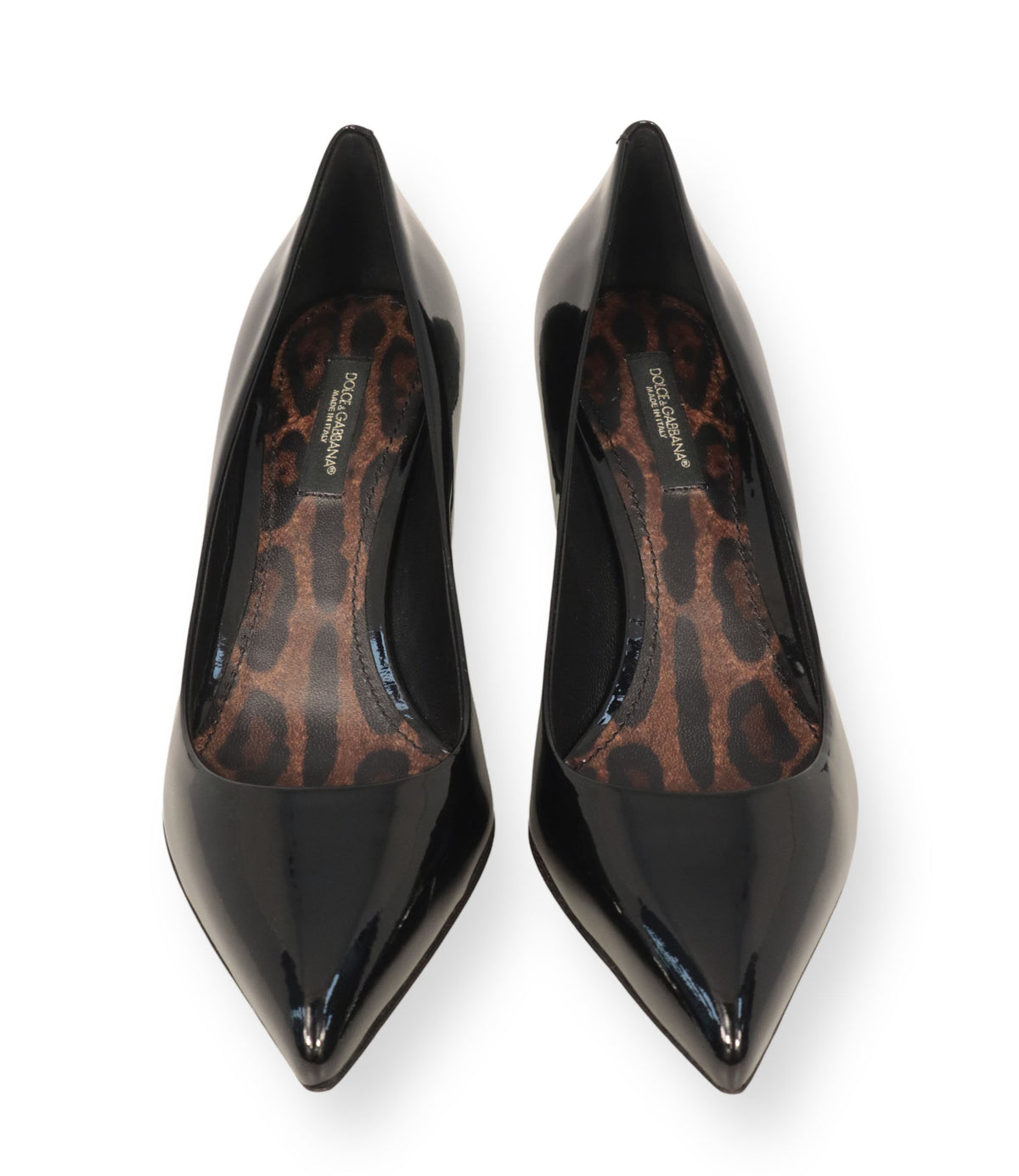 Dolce & Gabbana High Heels schwarze Lackleder Pumps Größe 36
