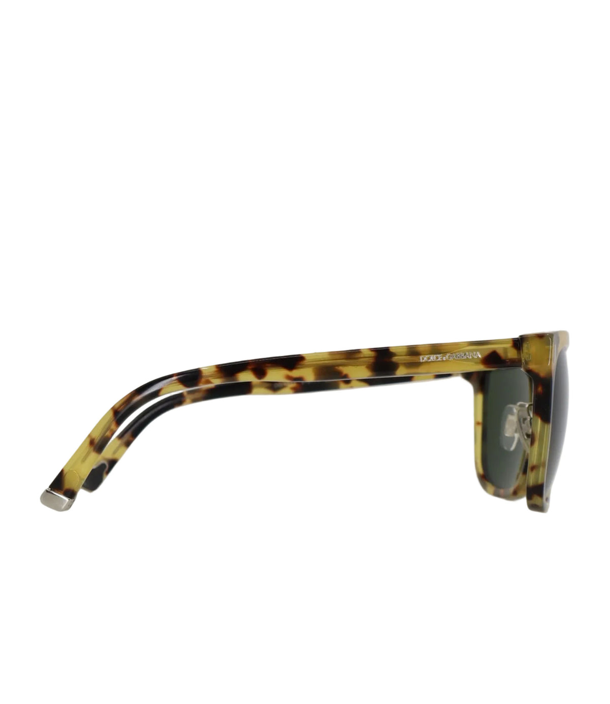 Dolce & Gabbana Sonnenbrille havana beige braun grün klassisch luxuriös Designer Accessoire
