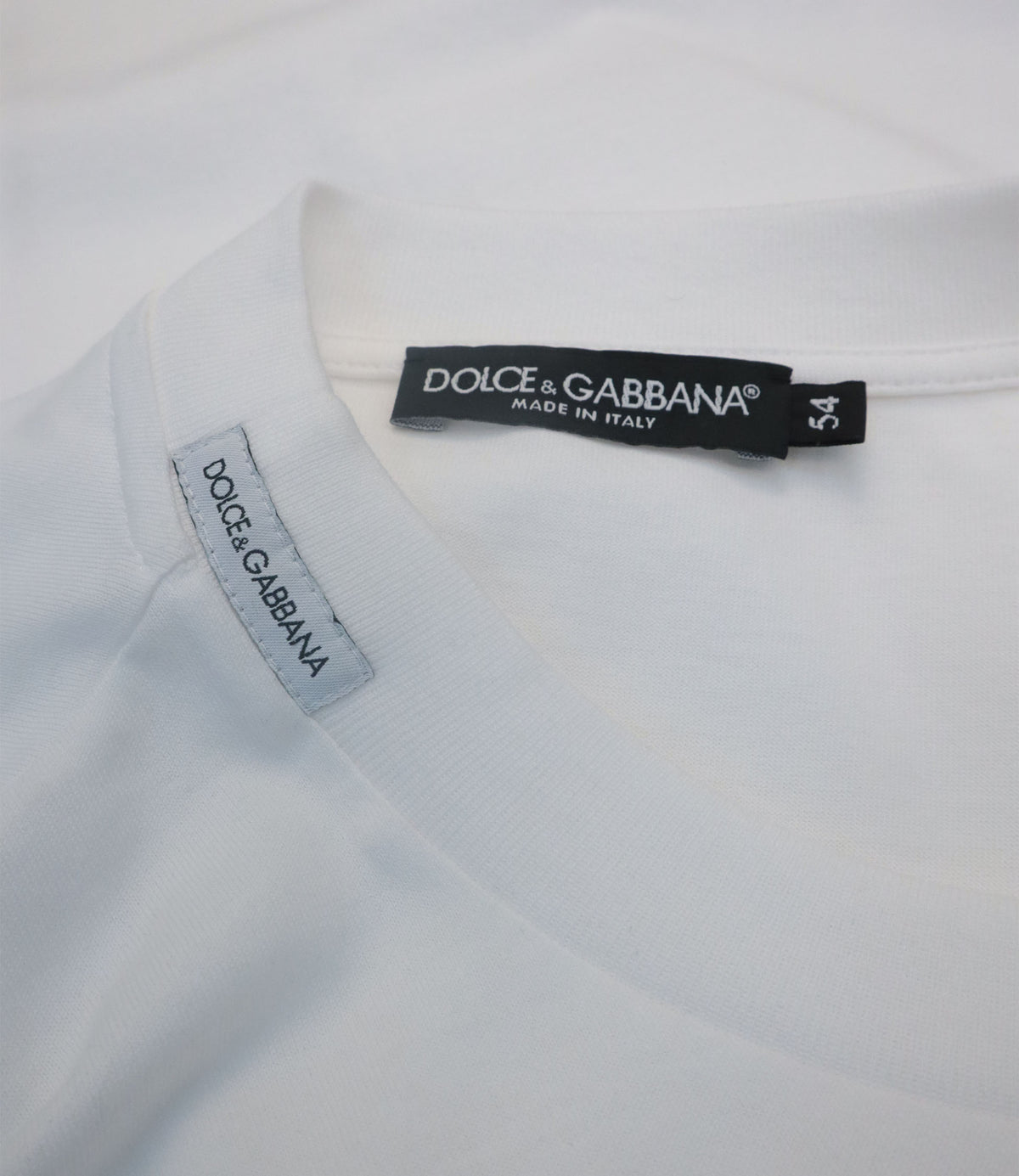 Dolce & Gabbana T-Shirt weiß Italia Patch Herren IT54