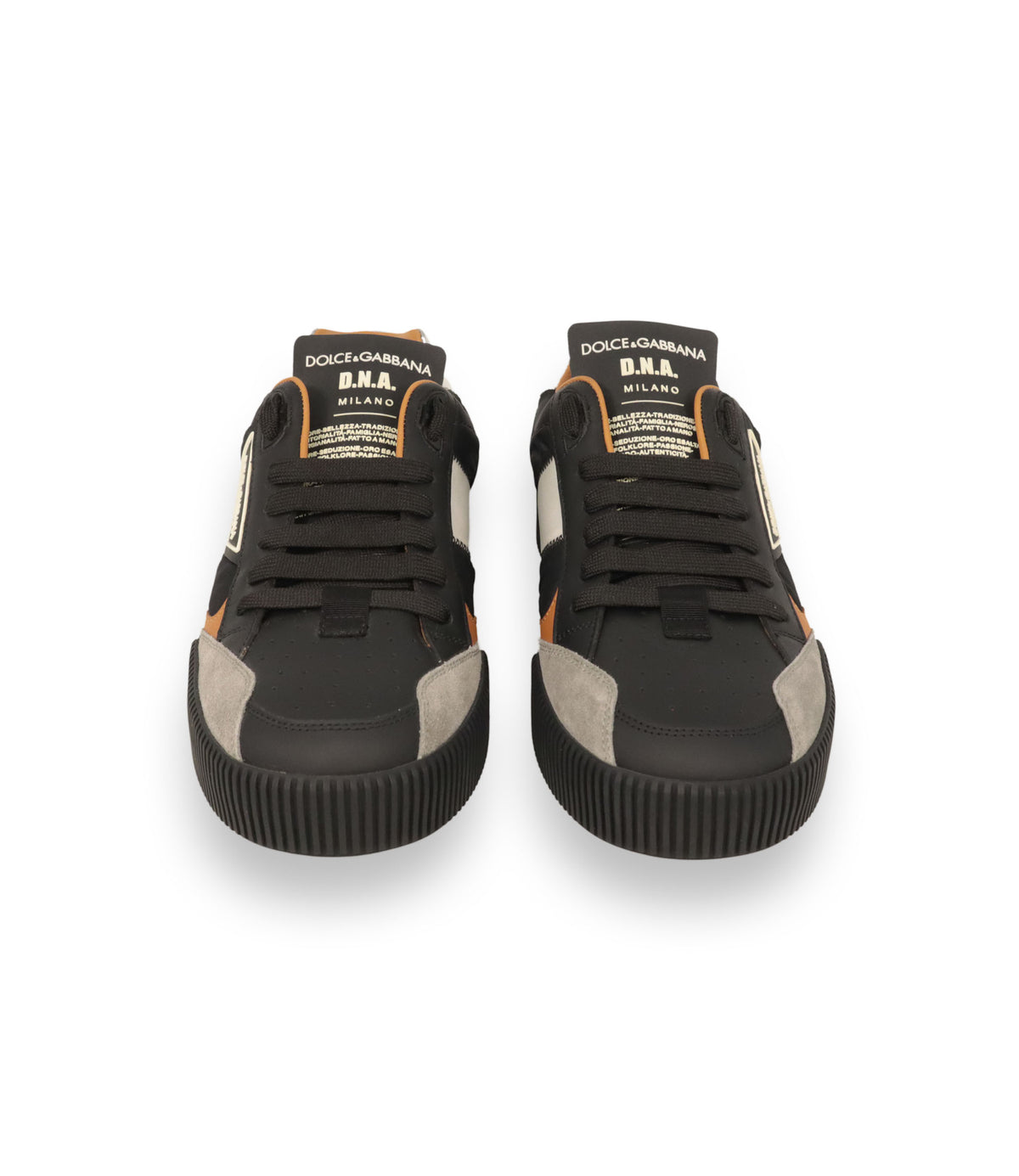 Dolce & Gabbana Sneaker Größe 40 schwarz weiß leder sneaker luxus
