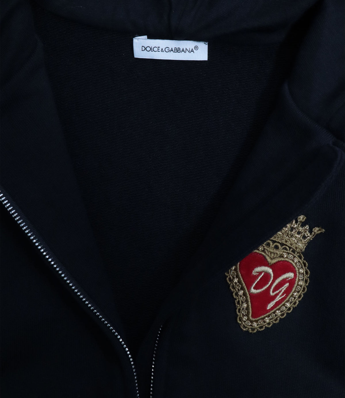 Dolce & Gabbana Sweatjacke dunkelblau Baumwolle Alter 3 im Dolce & Gabbana Sale