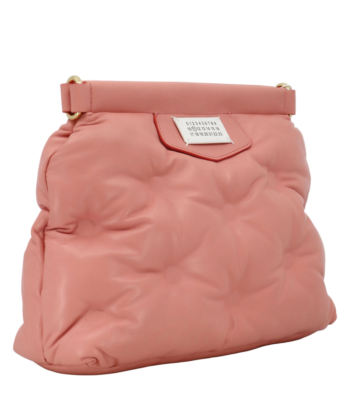 Maison Margiela Handtasche rosa gesteppt aus Leder