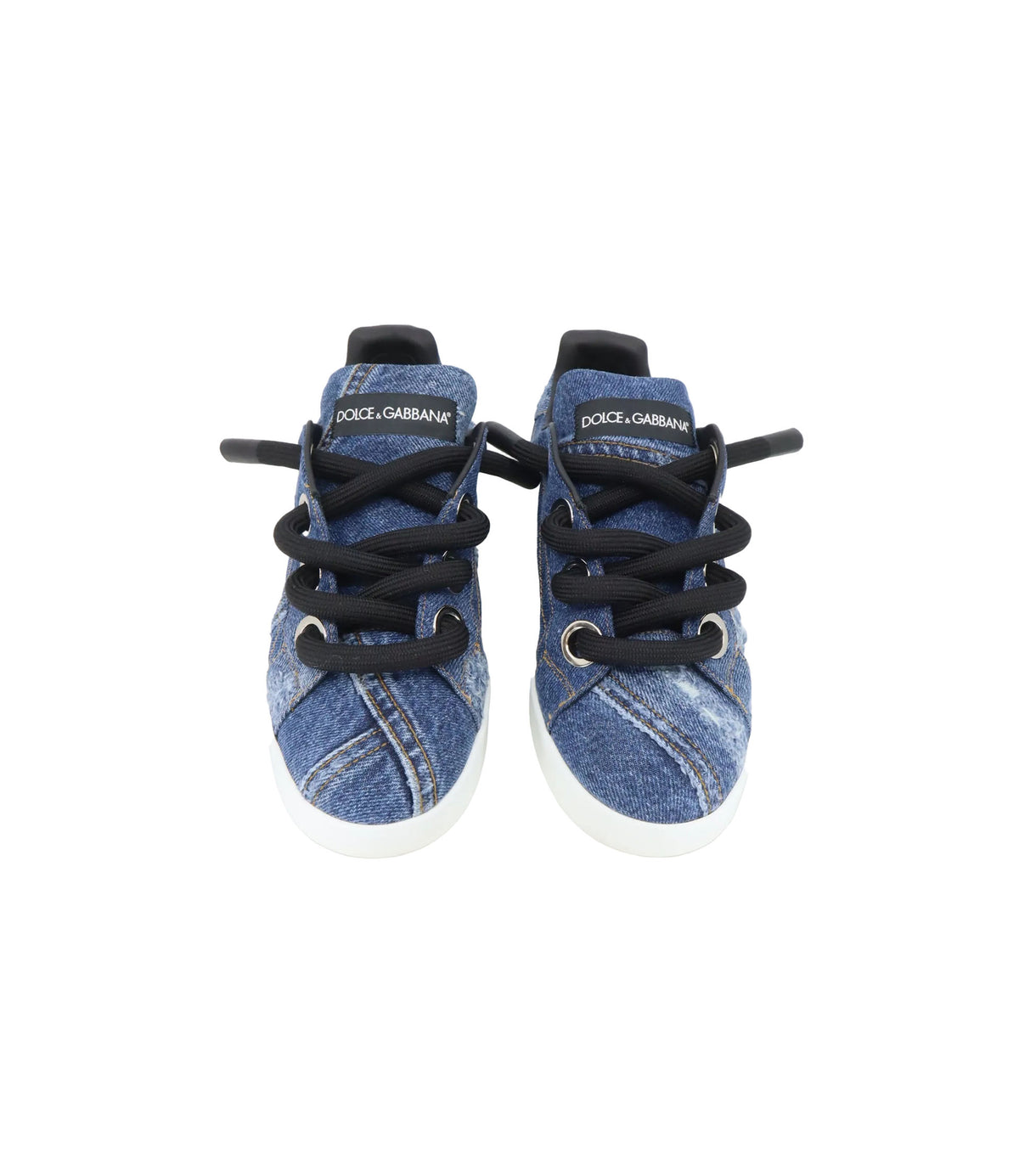 Dolce & Gabbana Sneaker Denim Blau Damen Größe 42
