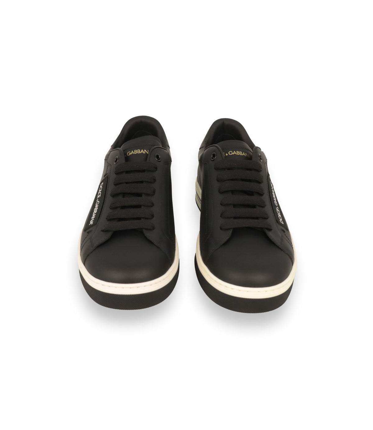 Dolce & Gabbana Sneaker schwarz aus Leder Größe 40 für Herren