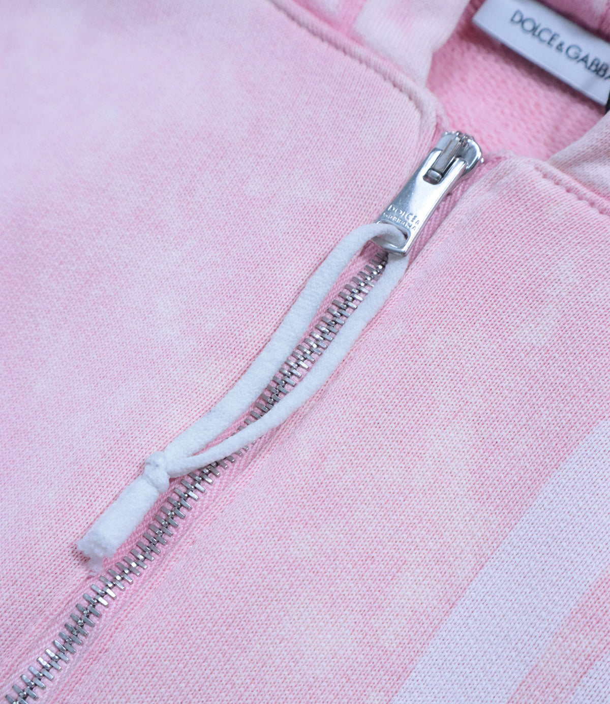 Dolce & Gabbana Hoodie Kinder Rosa Größe 6 Jahre mit Kapuze und Reißverschluss